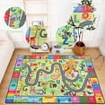 thumbnail image 1 of Dwelke Kids Rugs Animals Zoo Carpet Play Rug for Playroom ABC Educational Mat Alphabet Area Rug, 4'x6', 1 of 6