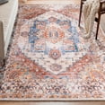 thumbnail image 1 of DweIke Traditional Vintage Overdyed Retro Accent Rug,Non-Slip Boho Ethnic Retro Non-Shedding & Easy Care Carpet for Living Room/Bedroom 2'x3' Light Orange, 1 of 6