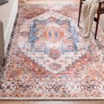 thumbnail image 1 of DweIke Traditional Vintage Overdyed Retro Accent Rug,Non-Slip Boho EthnicNon-Shedding & Easy Care Christmas Decor Carpet for Living Room/Bedroom 2'x6' Light Orange, 1 of 6