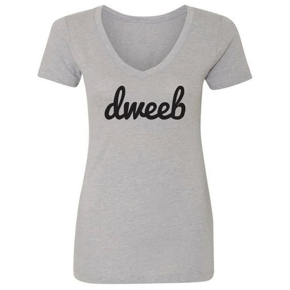 Dweeb Womens V-Neck Tee