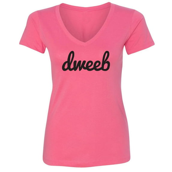 Dweeb Womens V-Neck Tee