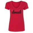 thumbnail image 1 of Dweeb Womens V-Neck Tee, 1 of 1