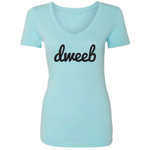 Dweeb Womens V-Neck Tee