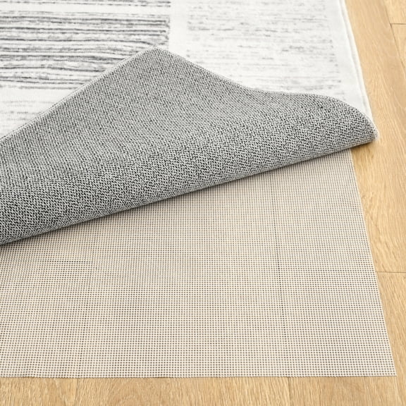 Dwelke Extra Strong Rug Pad Gripper, Grips Keep Area Rugs Safe and in Place, Thick, Slip and Skid Resistant Pads for Hard Floors Under Carpet Mat Cushion and Hardwood Floor Protection 5'x7'