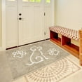 thumbnail image 1 of Dwelke Indoor Door Mat Entryway Rug Chenille Mats for Muddy Shoes Dogs Bathroom Mats With Non-Slip Backing Machine Washable Durable Rug,24"x36",Beige, 1 of 6