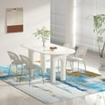 thumbnail image 1 of Dwelke Washable Area Rugs Non-Slip Modern Abstract Soft for Living Room Entryway Bedroom,Blue 5x7ft, 1 of 7