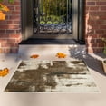 thumbnail image 1 of Dwelke Washable Area Rugs Non-Slip Modern Abstract Soft for Living Room Entryway Bedroom,Brown 2x3ft, 1 of 7