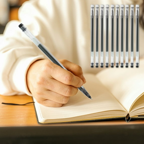 DwellJoy 10 Colorful 0.5mm Fine Tip Gel Pen Set - Smooth Writing Ballpoint Pens for Sch00l, Office & Journaling - Comfort Grip, Vibrant Ink, Long-Lasting Performance - 10 Pack Gel Pens Bulk Supplies