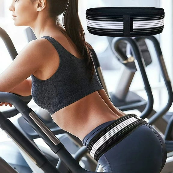 DwellJoy Adjustable Postpartum Support Belt for Women - Breathable Maternity Brace with Pelvic Stabilizer, SPD & Hip Alignment, Lower Back Pain Relief for Exercise & Daily Wear