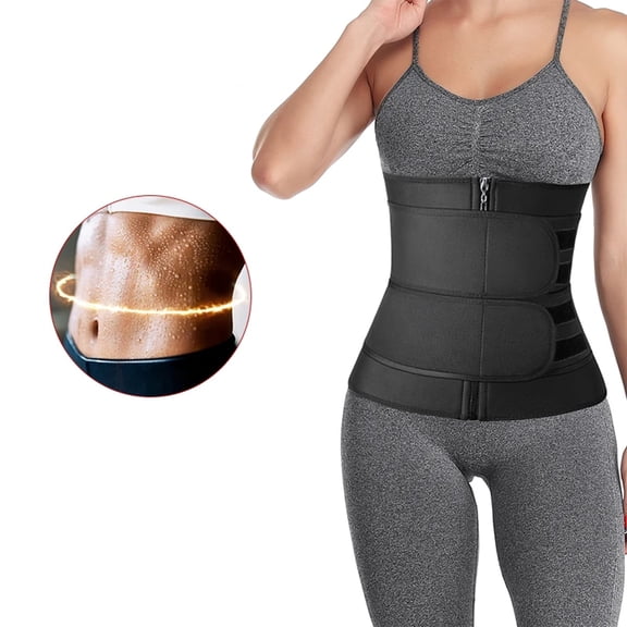 DwellJoy Breathable Postpartum Waist Trainer for Women & Men - High Elasticity Abdominal Binder for Weight Loss, Yoga, Fitness, Sauna Effect Body Shaper with Mesh Design