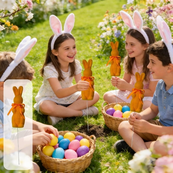 DwellJoy Easter Floral Foam for Vase Arrangements, Flexible Waterproof Dried Flower Holder, Reusable Craft Foam for Bouquets and Home Garden Decor