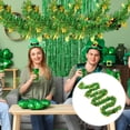 thumbnail image 1 of DwellJoy St. Patrick's Day Door Hanging Decorations, Golden Swirls & Green Streamers Garland, Festive Party Ornaments for Holiday Home Entrance Decor, 1 of 7