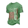 thumbnail image 1 of Dwelliawo Men’s 250th Anniversary Patriotic Shirt American Flag Shirts 250th Patriotic 1776-2026 Pullover 250 Anniversary Usa America Independence T Shirts Light Green 3XL, 1 of 5