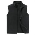 thumbnail image 1 of Dwelliawo Men's Casual Lightweight Outdoor Cargo Vest Fall Fish Sleeveless Jackets Golf Zipper Vest with 4 Pockets Black 7xl, 1 of 3