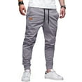 thumbnail image 1 of Dwelliawo Men's Casual Pants Drawstring Cotton Casual Chino Pant Outdoor Hiking Twill Track Work Sweatpant Pants with Pockets Light Gray L, 1 of 3