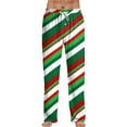 thumbnail image 1 of Dwelliawo Men's Pajama Pants Plaid Comfy Lounge Pj Pants Baggy Christmas Pajamas Plush Drawstring Sleep Pajama Bottom Green S, 1 of 6
