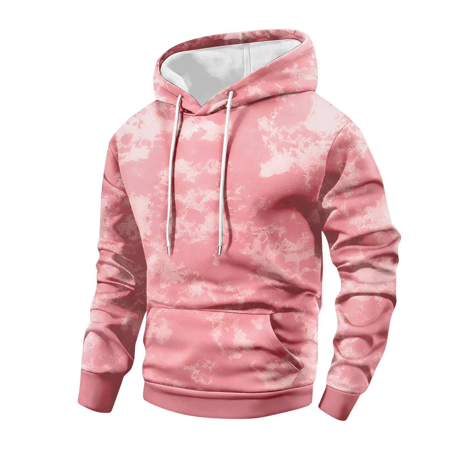 Dwelliawo Men's Sweatshirts and Hoodies TieDye Camouflage Retro Hooded — free download