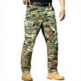 thumbnail image 1 of Dwelliawo Men's Tactical Pant Waterproof Construction Cargo Pants with Pocket Ripstop Hiking Big and Tall Outdoor Work Pantalones Camouflage M, 1 of 4