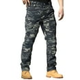 thumbnail image 1 of Dwelliawo Men's Tactical Pants Waterproof Lightweight Cargo Pant with Pockets Ripstop Hiking Big and Tall Outdoor Work Pantalones Dark Green XL, 1 of 4