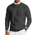 thumbnail image 1 of Dwelliawo Mens Crewneck Sweaters Dress Knitted Casual Lightweight Sweaters Ribbed Crewneck Sweater Relax Fit Pullover Sweaters Pullover Sweater Clearance Black 4XL, 1 of 7