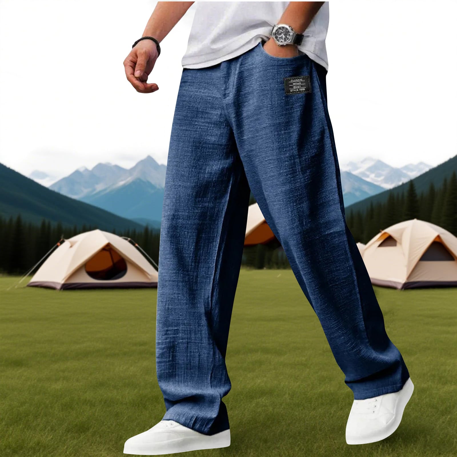 Men's Casual Shorts With Elastic Waist - Jacquard Texture Pacificozy Style For Golf, Beach, Or Lounge