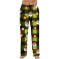 thumbnail image 1 of Dwelliawo Red Plaid Pajama Pants Men Wide Leg Casual Comfy Plaid Checkered Christmas Pajama Pants Christmas Flannel Pajamas Baggy Sleep Pajama Bottom Vermilion M, 1 of 3