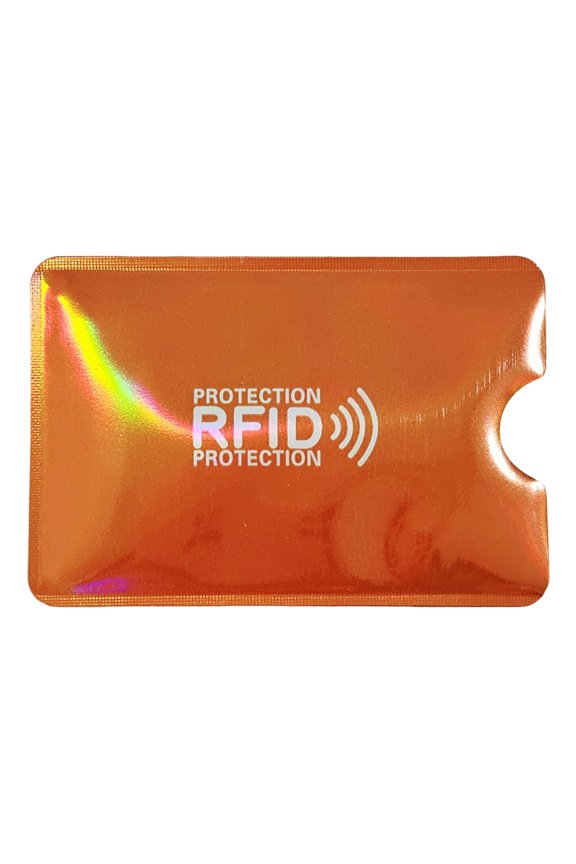 8Pcs RFID Blocking Credit Card Sleeves Identity Theft Protection Secure Sleeve Slim Aluminum Foil Anti-Scan Card Protector for ID Debit Driver License