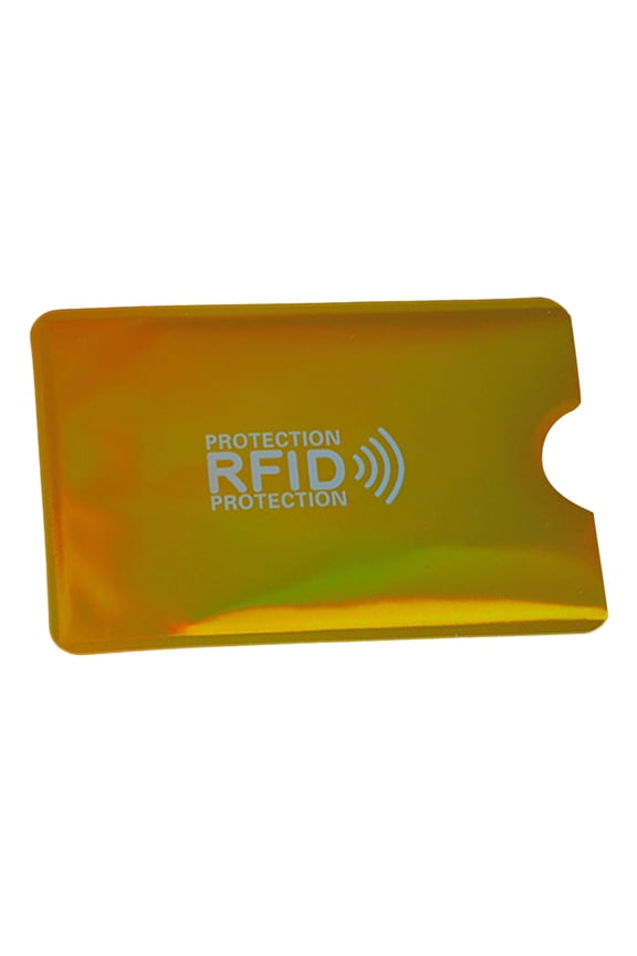 8Pcs RFID Blocking Credit Card Sleeves Identity Theft Protection Secure Sleeve Slim Aluminum Foil Anti-Scan Card Protector for ID Debit Driver License