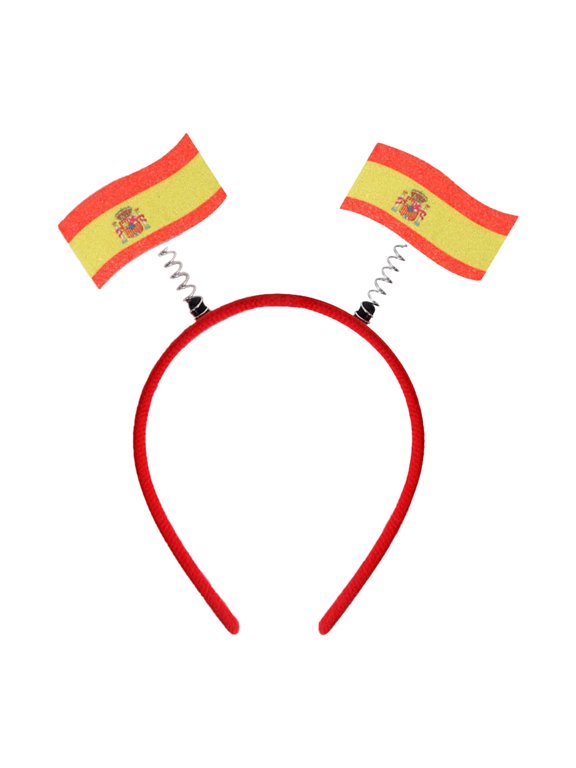 Country Flag Headbands Spring Summer World Patriotic Hair Hoops for Soccer Sports Fan Cheer Party Holiday Costume Accessories