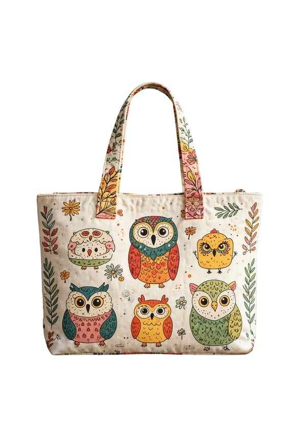 Cute Quilted Tote Bag for Women Lightweight Floral Cat Shoulder Handbags Top Handle Satchel for College Travel Work Shopping