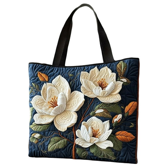 Dwellin Purse and Handbag for Women Two Size Large Puffy Quilted Tote Bag Lightweight Travel College Work Shoulder Bags K-Horizontal