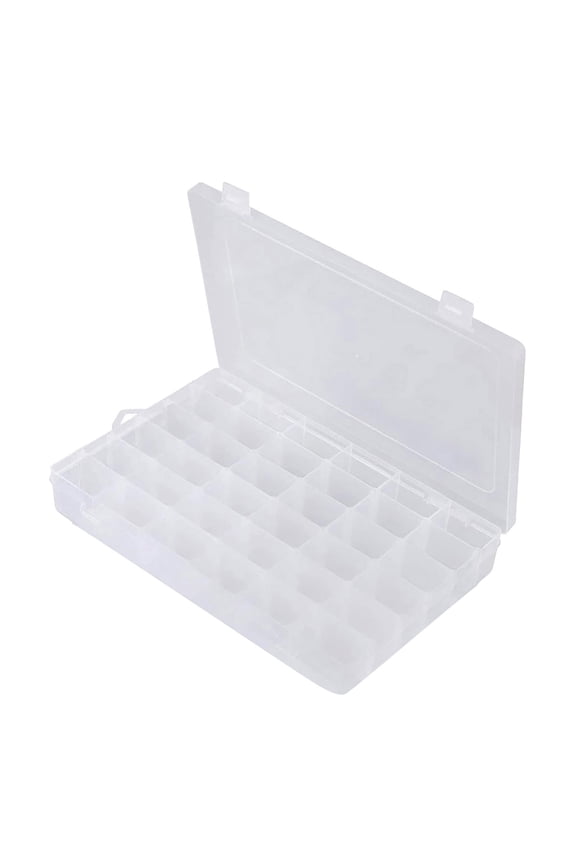 Storage Box Detachable Compartment Electronic Component Box Jewelry Box Parts Packaging Box Transparent Plastic Box