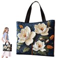 thumbnail image 1 of Dwellin Tote Bag for Women Floral Print Puffy Work Purse Handbag Large Quilted Shoulder Top Handle Travel Shopping Bags(K-B), 1 of 5
