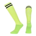 thumbnail image 1 of Dwellite Athletic Sock for Girls and Boys Long Cotton Socks 1 Pairs Retro Cute Lightweight High Socks Fluorescent Green, 1 of 3