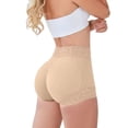 thumbnail image 1 of Dwellite Butt Lifting Panties for Women Tummy Control Shapewear Underwear Short Lace Butt Lifter Shapewear Beige XL, 1 of 5