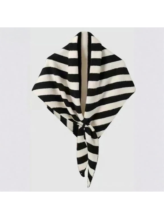 Fleece Shawl Wrap for Women 2025 Upgraded Knitted Pashmina Shawl Wraps Scarf Triangle Shawl Scarf Versatile Soft Black