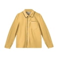 thumbnail image 1 of Dwellite Girls Button Down Shirts Long Sleeve School Uniform Fall Tops 4-10 Years Yellow 160, 1 of 4