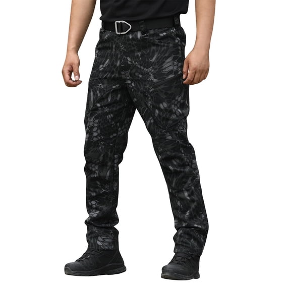 Dwellite Men's Pants Cargo Pants Lightweight Casual Summer Hiking Outdoor Work Pants with Pockets 2026 M