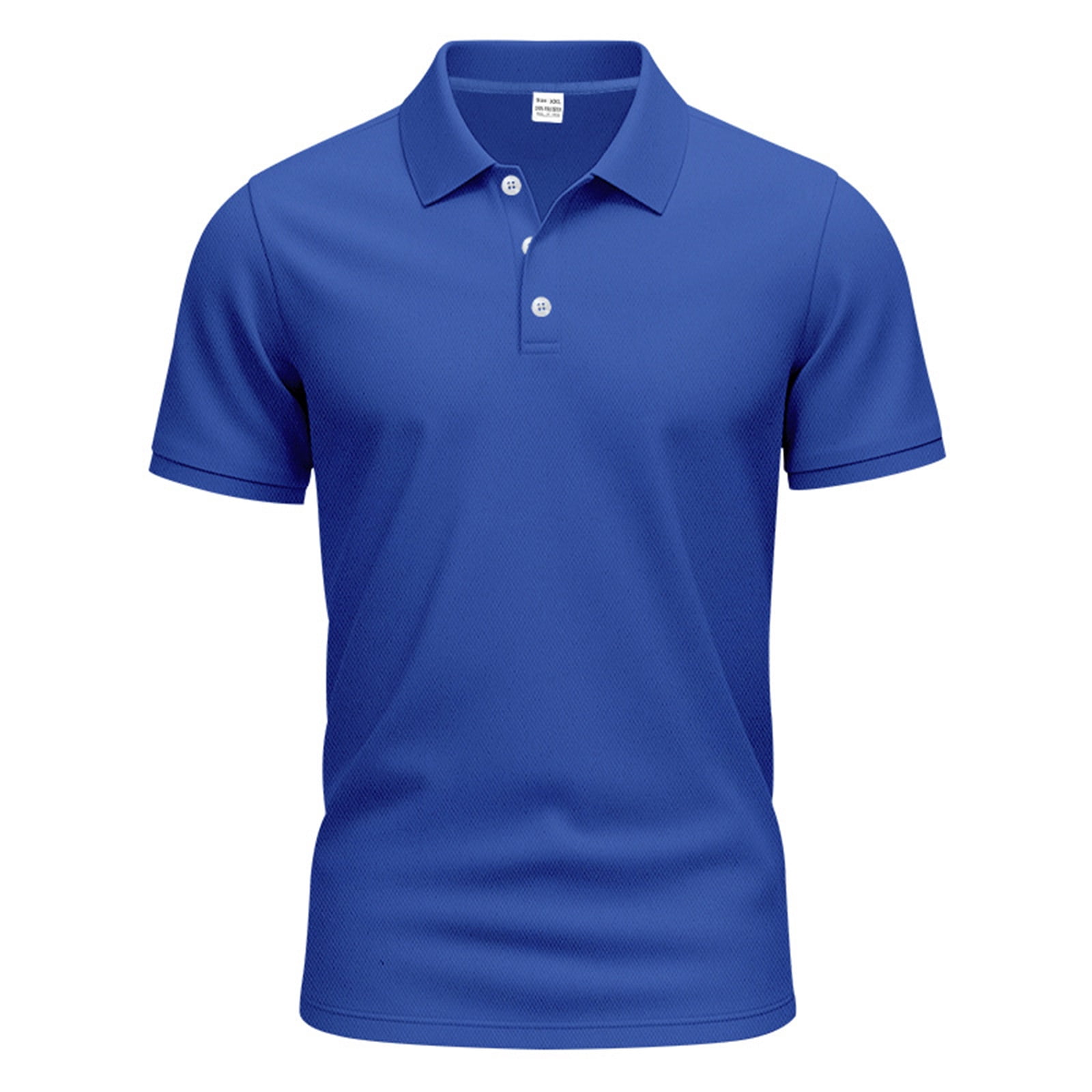 Dwellite Mens Basic Polo Shirt Classic Collared Short Sleeve Golf T ...