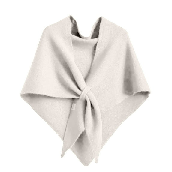 Dwellite Pashmina Shawl Wraps Women Knitted Shawls Wraps Cardigan Cape Wool Knitted Shoulder Top Sweater Shawl Scarf 2026 Beige
