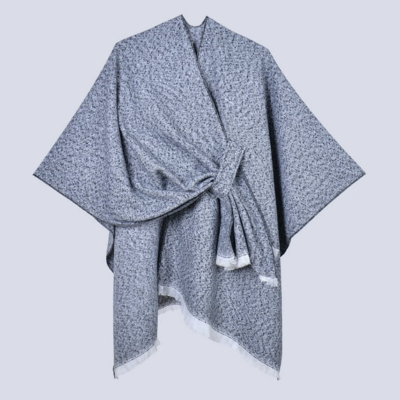 Dwellite Pashmina Shawl Wraps for Women, Shawls Wraps for Evening Dresses Solid Color Wool Blend Shawl Dressy Black