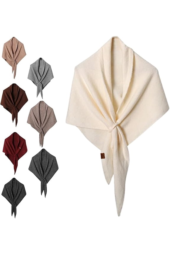 Pashmina Shawl Wraps for Women - Women's Solid Color Shawl Scarf for Daily Wear Beige