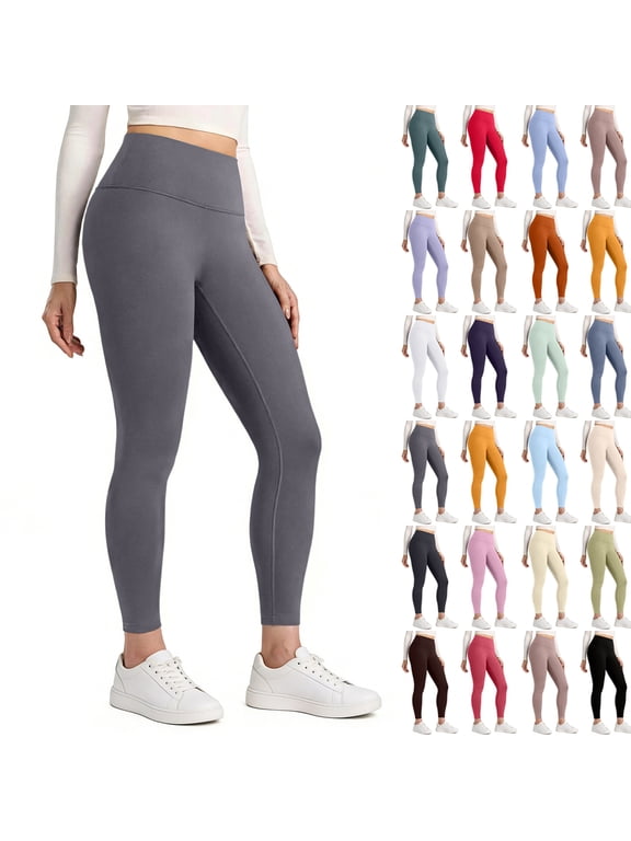 Plus Size Leggings for Women Tummy Control Plus Size Yoga Pants High Waist Workout Pants Green L