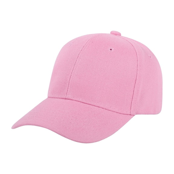 Dwellite Sun Hats for Kids Adjustable Golf Lightweight Toddler Hat for Summer Vacation Outdoor Pink