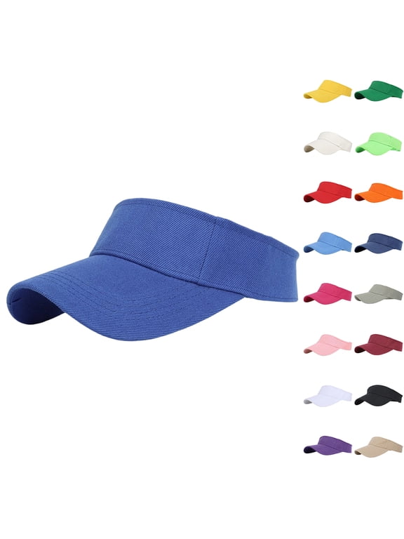 Sun Hats for Women and Men Sport Wear Athletic Visor Sun Sports Hat Visor Adjustable Pink