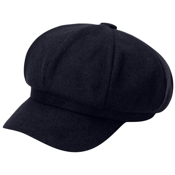 Dwellite Women's Winter Warm Newsboy Hats Fashion Beret Newsboy Elastic Adjustable Cabbie Beret Hat Warm Fall Winter Casual Hats 2026 Navy