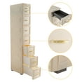 thumbnail image 1 of Dwellnix 8-Drawer Rolling Storage Cabinet, Plastic Organizer with Smooth Pull Handles, Durable and Lightweight, Ideal for Bedroom, Living Room, Closet, and Small Spaces, 1 of 11