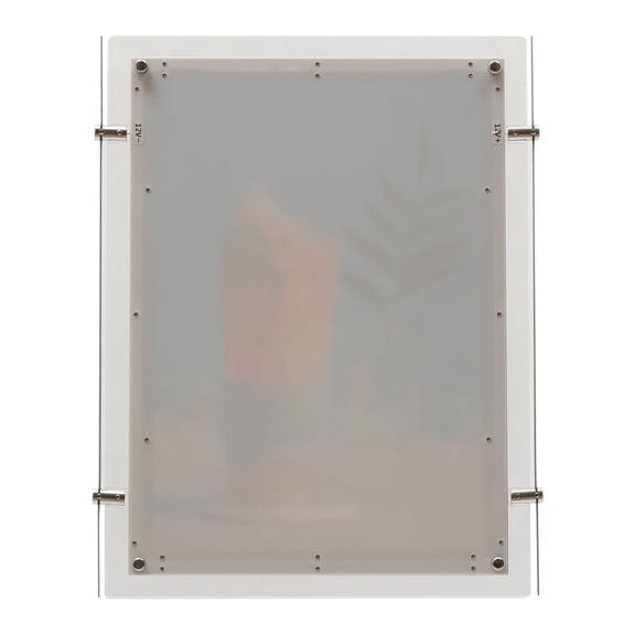 Dwellnix Advertising Light Box, White LED Backlit Frame With Wall Mount Design, Professional Display Solution For Hotels & Offices