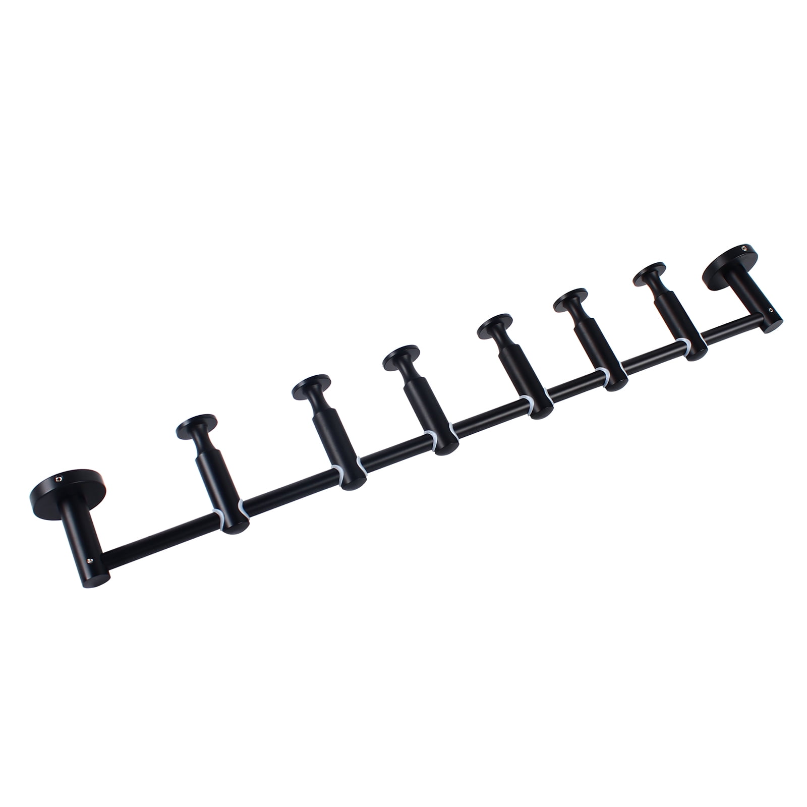 Dwellnix Brass 6-Hook Coat Rack Wall-Mounted Organizer, Modern Vertical ...
