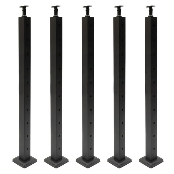 Dwellnix Cable Railing Post Stainless Steel Stair Handrail Deck Railing Kit DIY 36 x2 x2